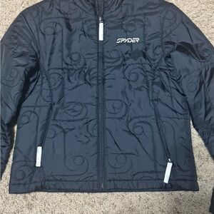 Spyder Black Swirl Pattern Jacket
